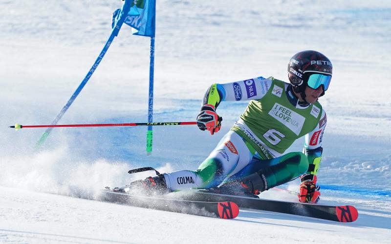 Žan excels in the first run
